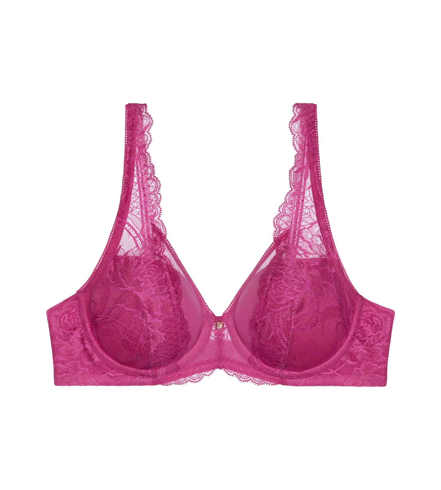 Wild Peony Florale Plunge Bra