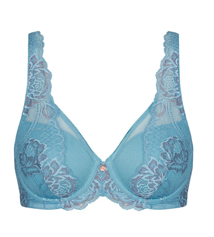 Wild Peony Florale Plunge Bra