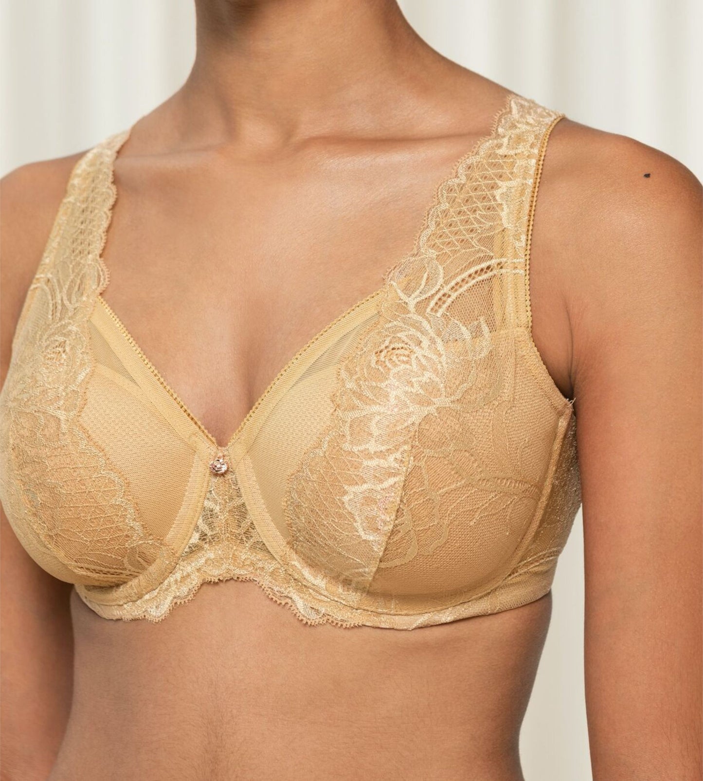 Wild Peony Florale Plunge Bra