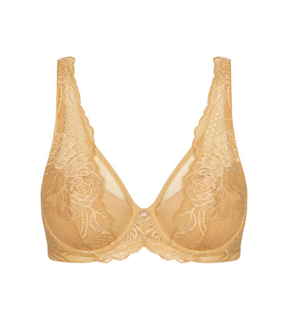 Wild Peony Florale Plunge Bra