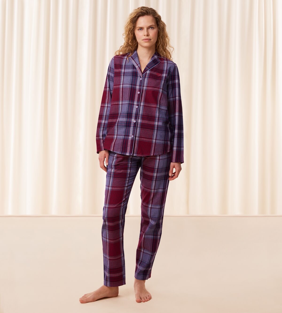 Boyfriend Fit Checks Pyjama Set